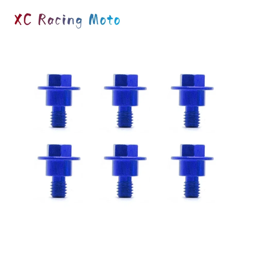 6PCS M6*12 Front Fork Guard Bolt Screw For Yamaha YZ65 YZ125 YZ250 YZ250F YZ450F YZ125X YZ250X YZ250FX YZ450FX WR250F WR450F