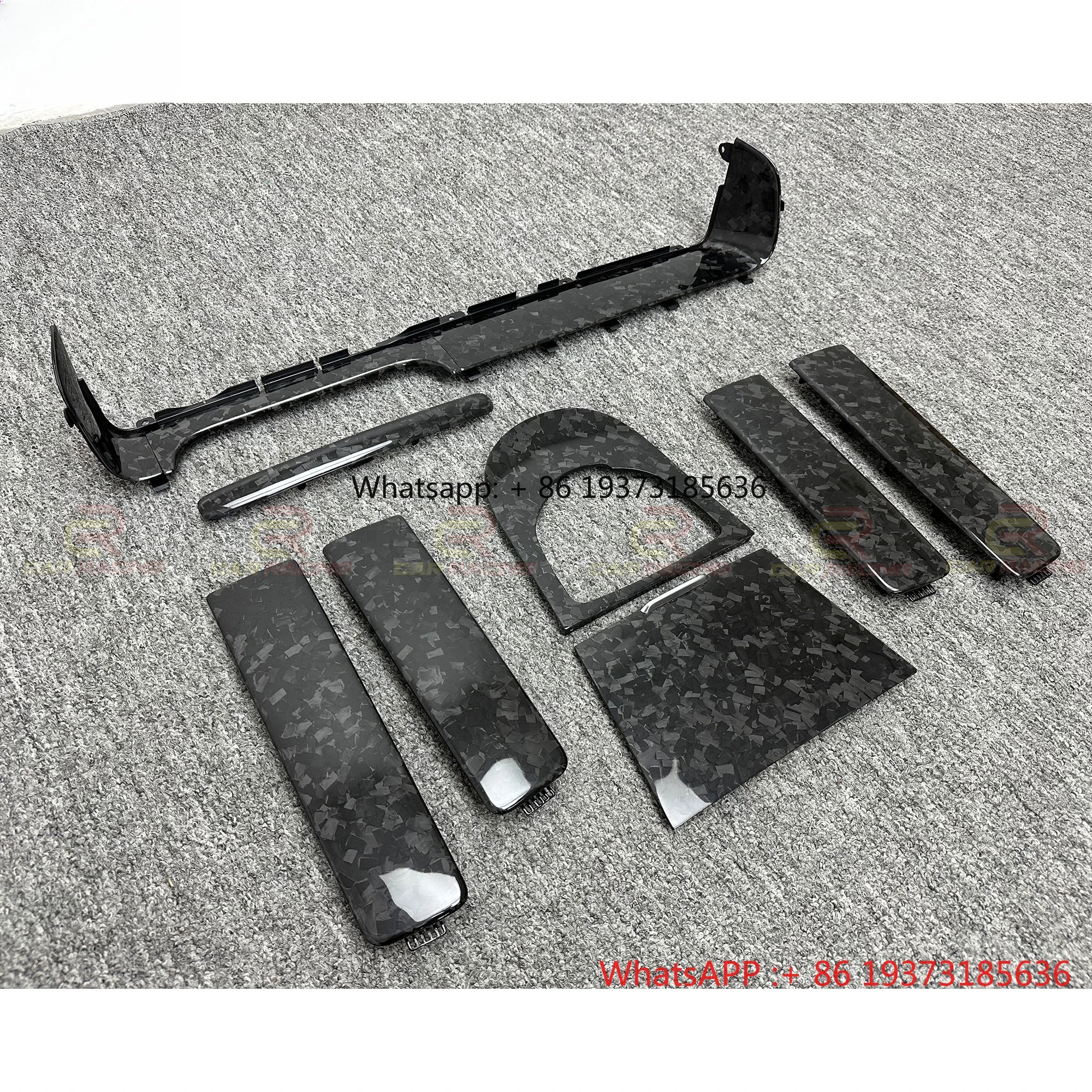 Forged Carbon Fiber Interiors For Mercedes Benz G Wagon W464 G63 G500 G580 2019-2024 Interior Car Parts Decorative Interiors