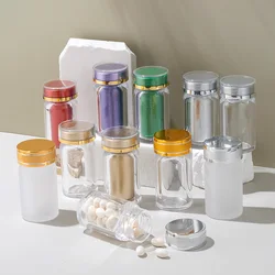 10 pcs 45 ml vases vintage pet medicine bottles with labels transparent plastic medicine bottles