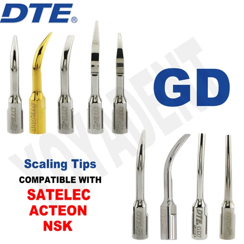 Imagen 2 del producto Puntas de escalador ultrasónico Dental Woodpecker DTE, Perio/Endo/puntas de escalado compatibles con NSK SATELEC ACTEON, pieza de mano, productos de odontología