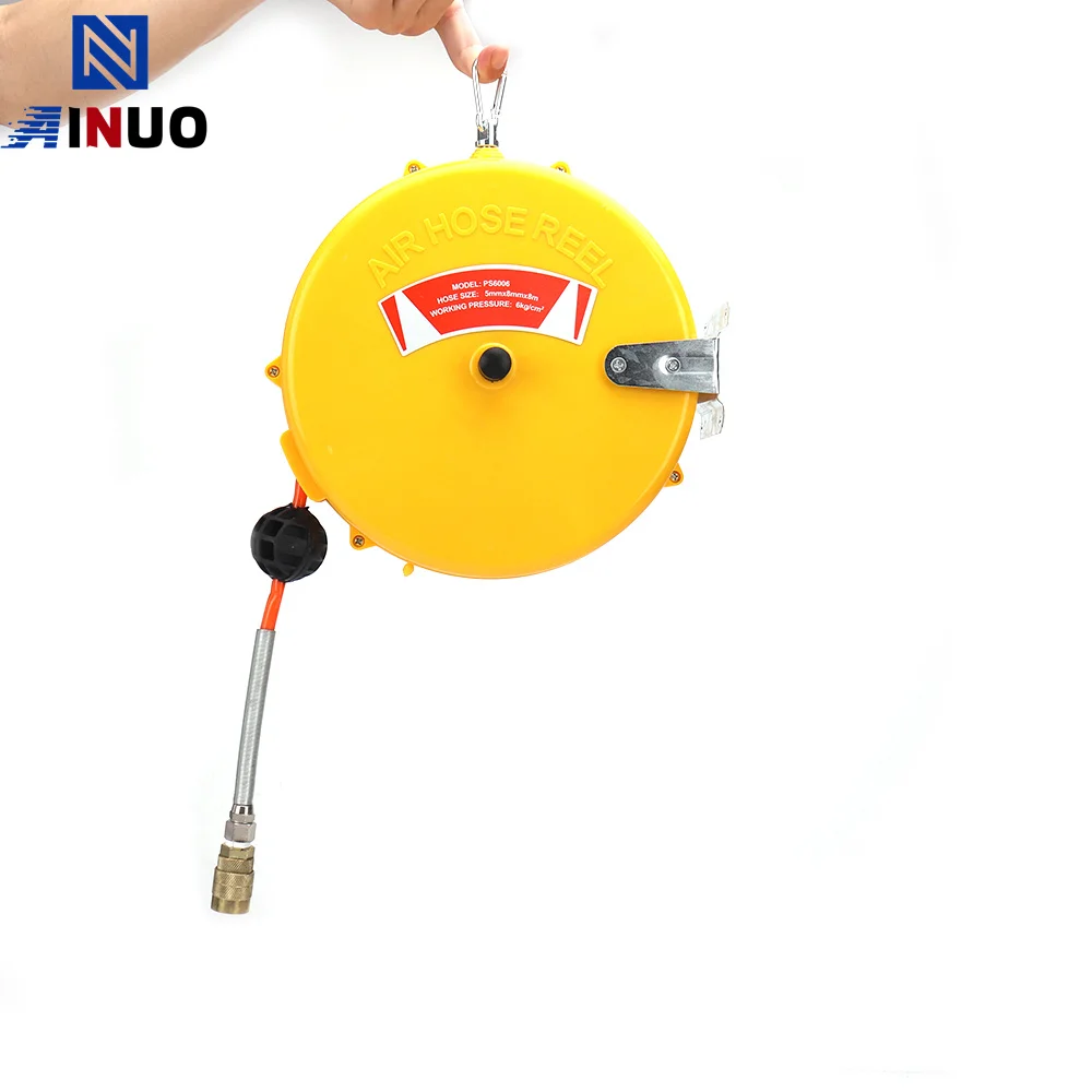 Automatic Retractable Reel Telescopic Air Drum Hose PU8*5 10*6.5 12*8  Pneumatic PU Tube Pneumatic Drum