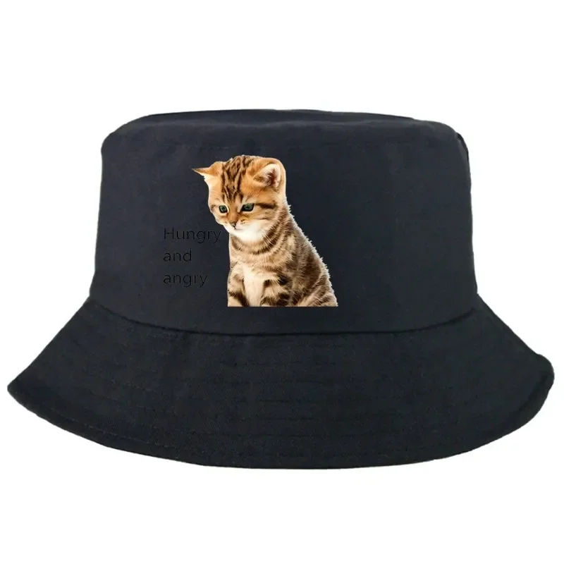 Pussy Eater Lovely Bucket Hat Stylish Summer Foldable Bucket Hat Man Women Harajuku Unisex Outdoor Sunscreen Fishing Hunting Cap