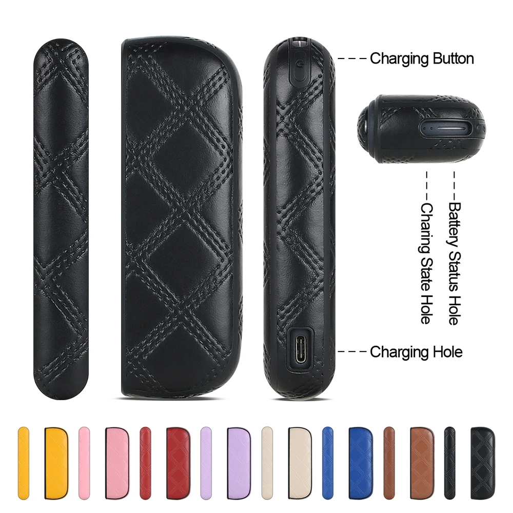 

PU leather protective case is suitable for ILUMA. It is a fashionable and trend protective accessory for electronic cigarettes.