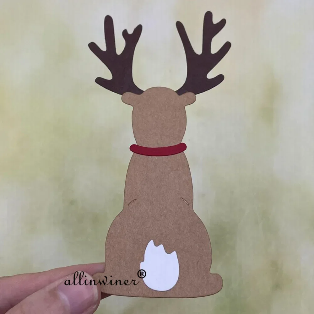 

Christmas Santa Reindeer Metal Cutting Dies Stencils For DIY Scrapbooking Decorative Embossing Handcraft Die Cutting Template