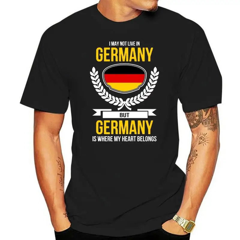 2024 Germany T-Shirt, My Heart Belongs To Germany Country Love Tee Top Casual Short Slove