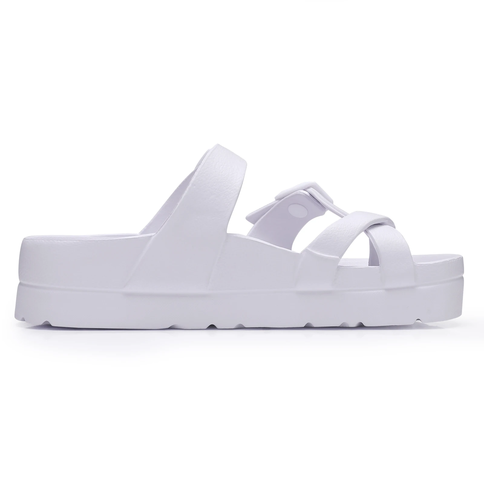 Comwarm Orthopädische Damen-Sandalen mit Verstellbarer Schnalle Rutschfeste Modische Slides Weiche Sohle Strandpantoffeln mit Gewölbeunterstützung – Detail 22