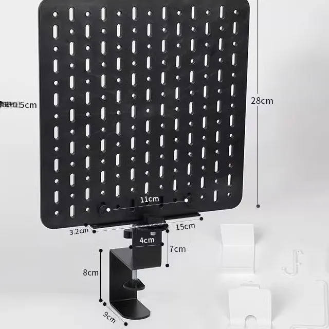 

Настенный органайзер для офисного стола без сверления, вращающийся на 360 градусов, для организации рабочего пространства и хранения