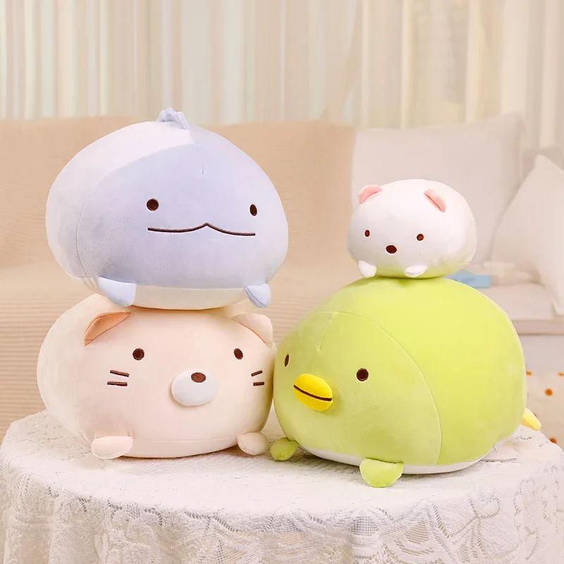 Cute Corner Bio Pillow Japanese Animation Sumikko Gurashi Plush Toy Stuffed Soft Valentine Gift for Baby Girl Present