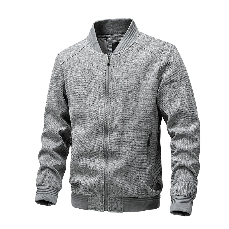 

Men's Jacket New Autumn and Winter High Quality Comfortable Baseball Collar Jackets Fashionable Solid Men's Casual Outwear