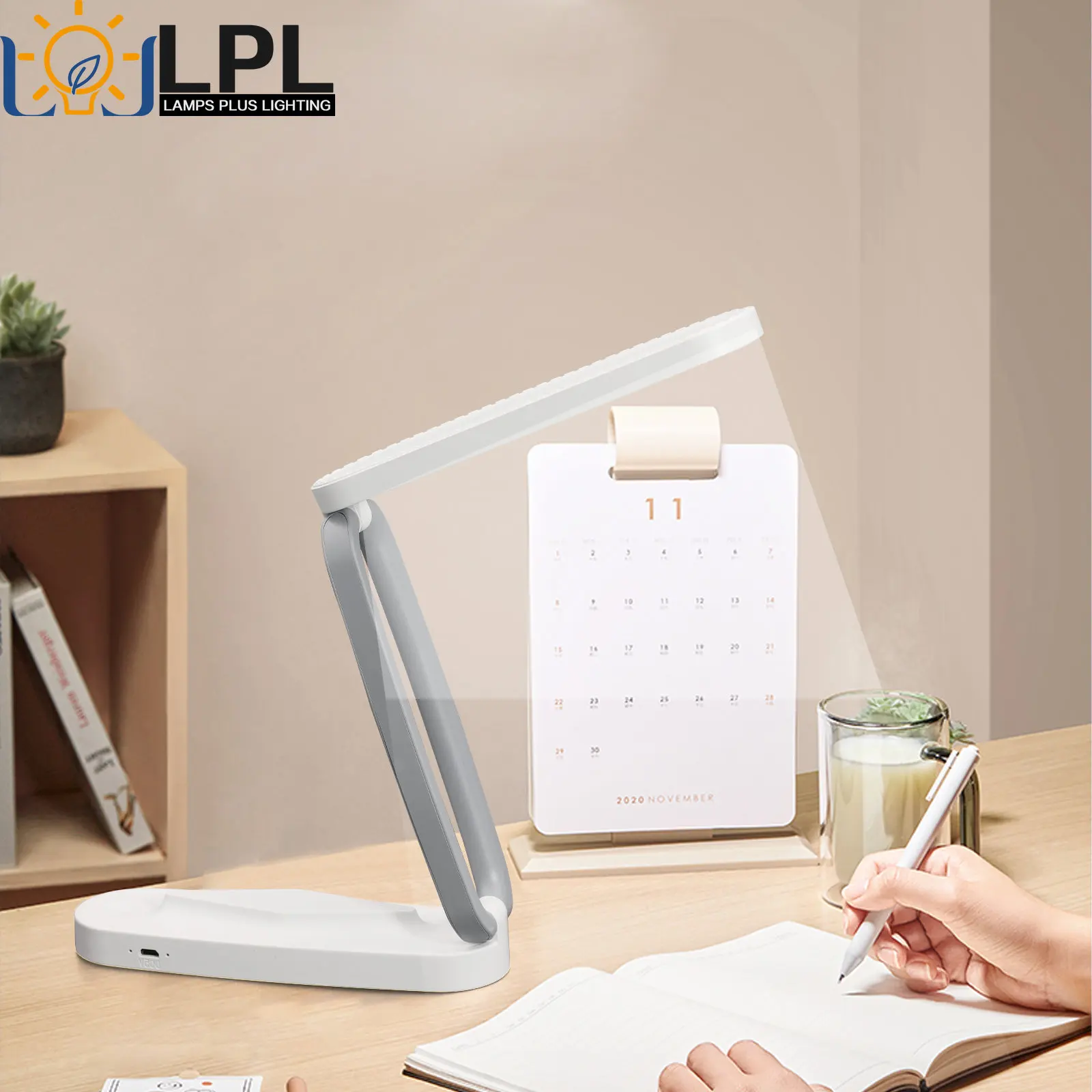 

LED Desk Lamp Eye Protection Night Light Charging Folding Touch Learning Led Creative USB Desk Super Bright Stepless Dimming