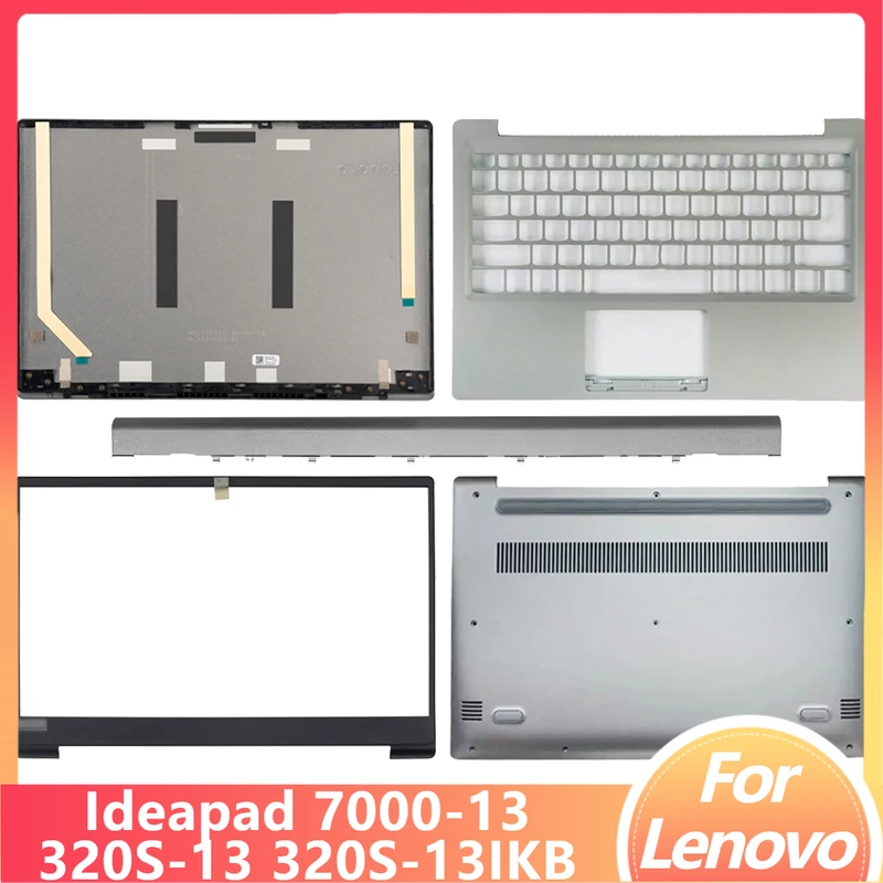 ~ M New for Lenovo Ideapad 320S-13 7000-13 320S-13IKB LCD Rear Lid Back Top Cover Front Bezel Palmrest Upper Bottom Case Silver