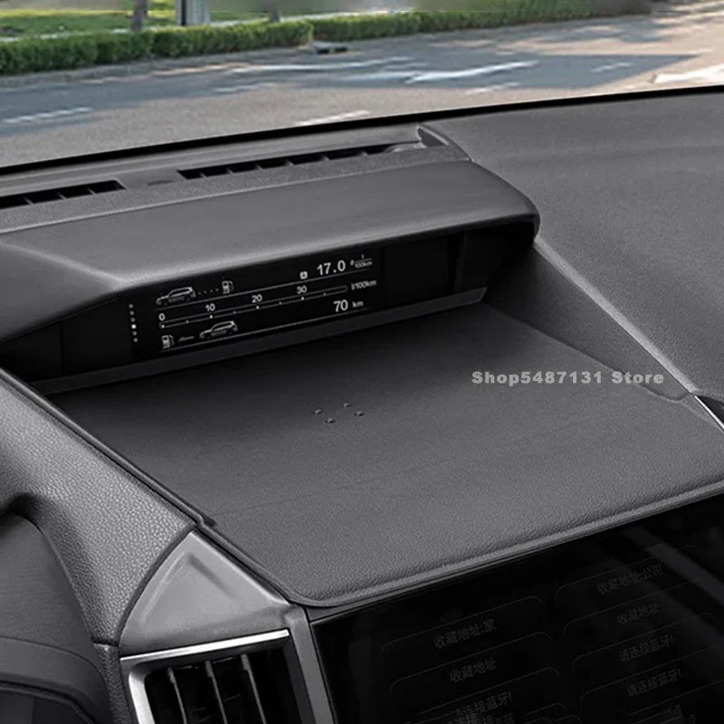 Car Dashboard Silicone Panel Silicone Non-slip Mat for Subaru Forester XV Interior Accessories 2019 2020 2021 2022 2023 2024