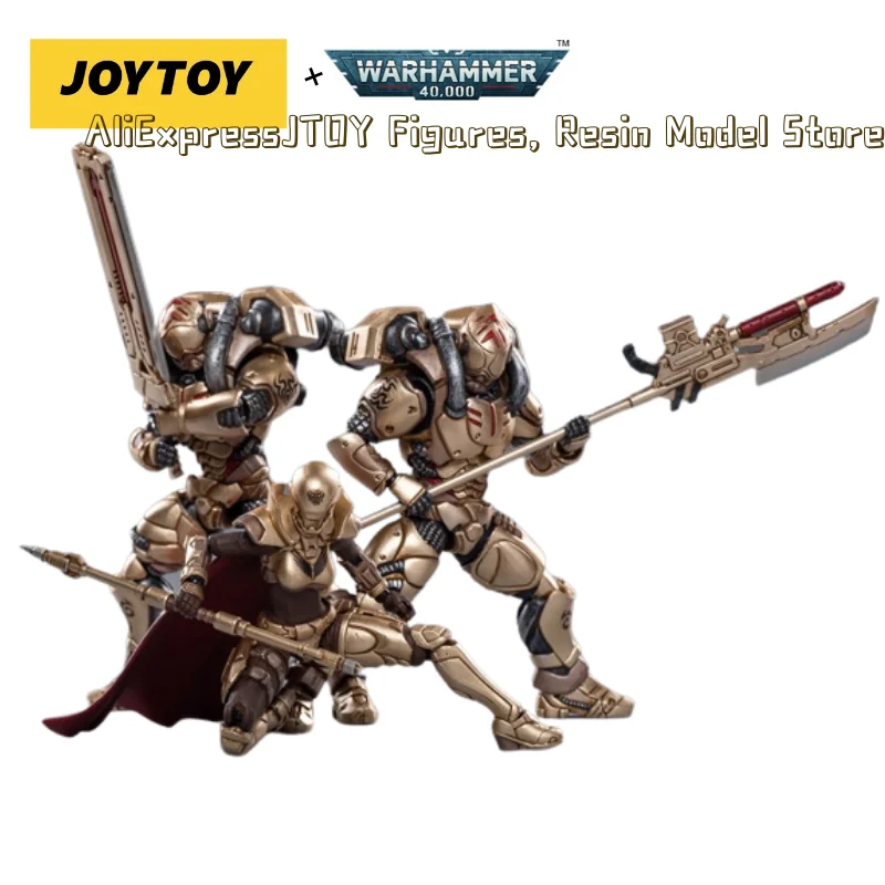 JOYTOY 1/18 3.75 นิ้ว [สต็อก] Action Figure (3 ชิ้น/เซ็ต) Saluk-Golden Legion Anime Collection ของเล่นสําหรับของขวัญ