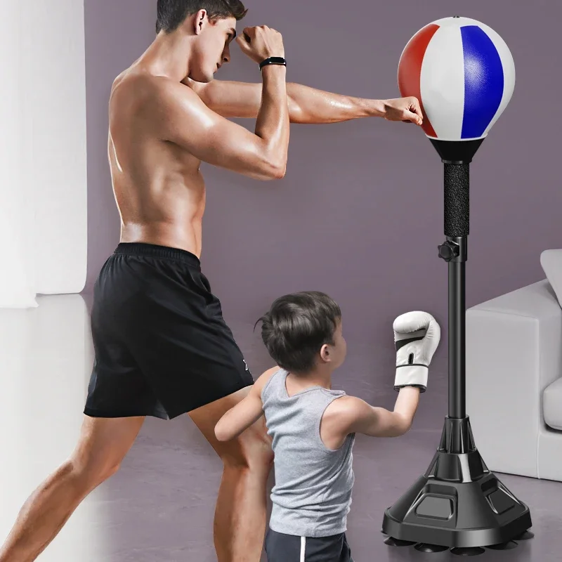 Adjustable Vertical Boxing Ball Fitness Boxing Punch Relaxed Boxing Pear Speed for Kids Ball Bag Speed Bag Punching