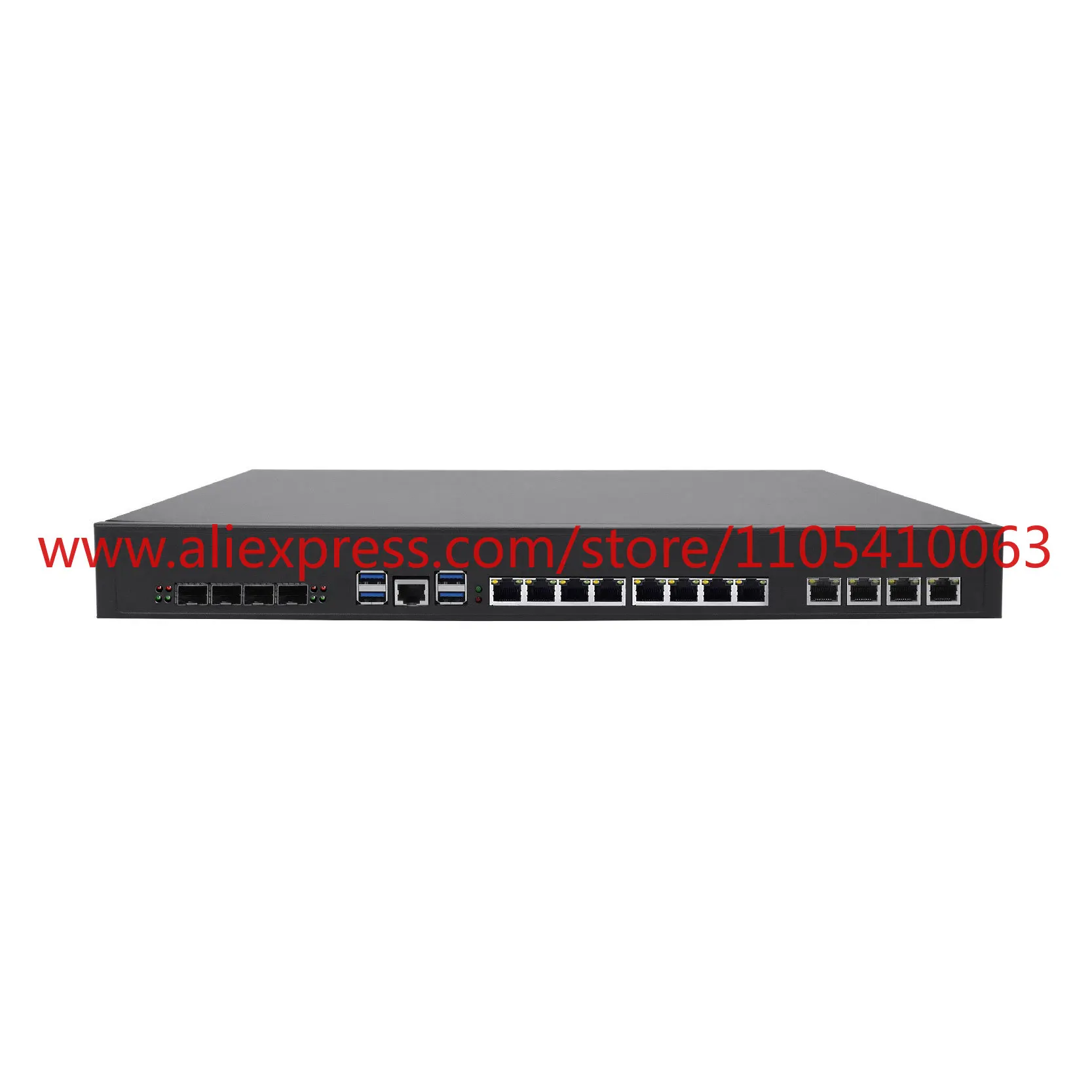 1Pcs E5 V4 Xeon Central Processor Firewall Router with 2 x 100G + 4 x10G SFPs 8 x 2.5G 2 100G Server 4  USB3.0 Pfsense