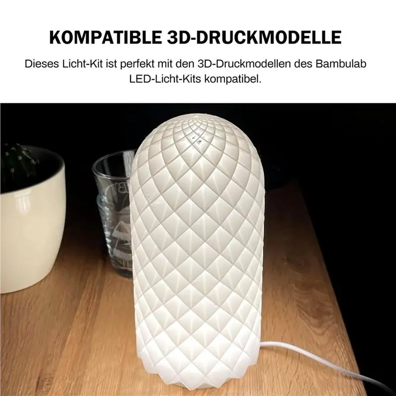 【KITS】2X Model DIY untuk Kit Lampu Led, Proyek Pencahayaan Kustom Hemat Energi Cahaya Terang, Bagian Lampu Led Multiwarna