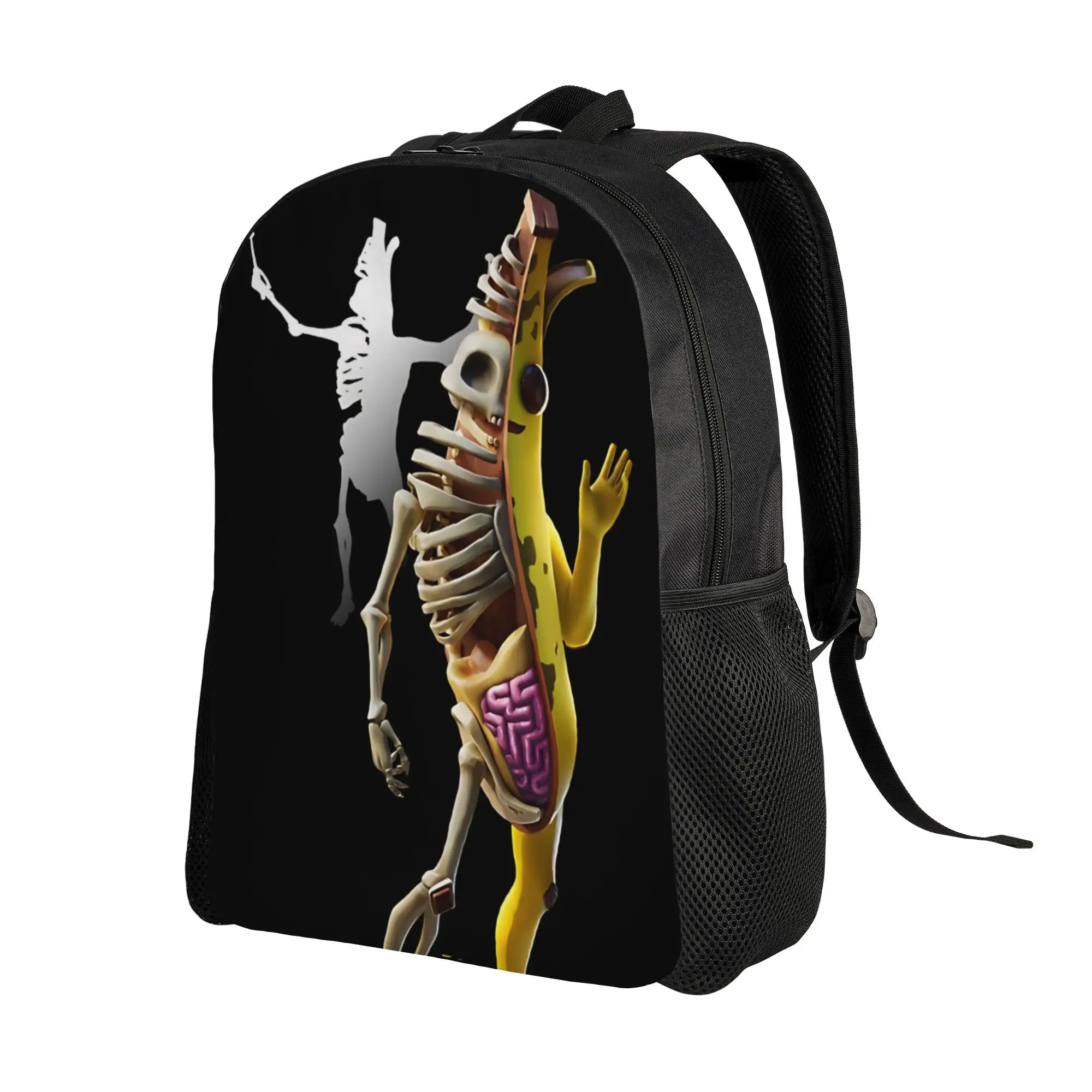 Banana Peely Battle Royale Character Backpack Game  Fun Backpacks Women Men University Big High School Bags Custom Rucksack
