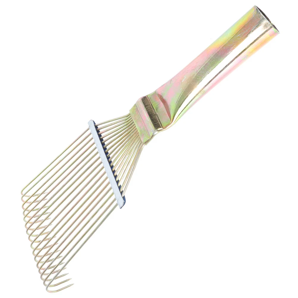 

Horse Wool Comb Grooming Brush Shedding Rake Livestock Care Metal Durable Smooth Safe Portable Storage Handle Poultry Cattle