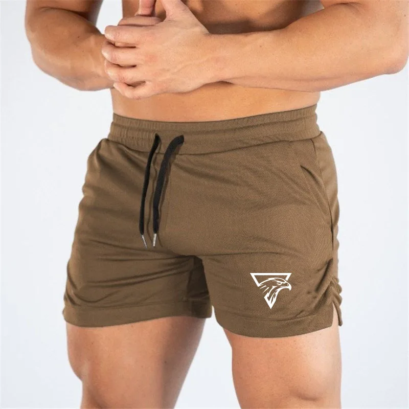 Shorts de prancha respirável masculino, maiô surf masculino, shorts de treino fitness, calça curta estampada casual, moda praia, novo