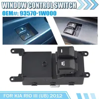 Para Kia Rio III (UB) 2012 interruptor elevador de ventana lado del conductor 93570-1W000 accesorios de coche