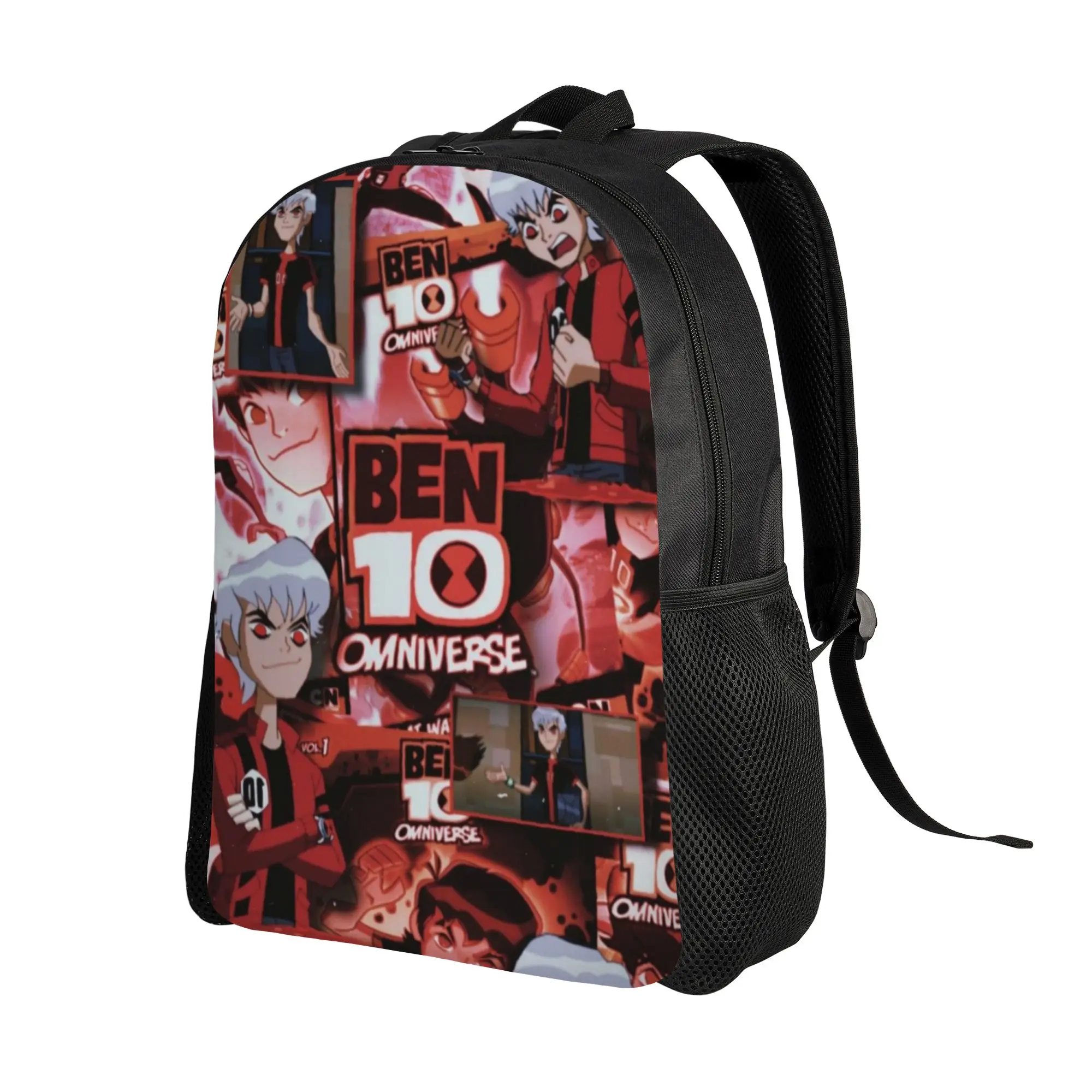 Backpack Back to school season Ben10 Omniverse Albedo Poster  Cool Backpack