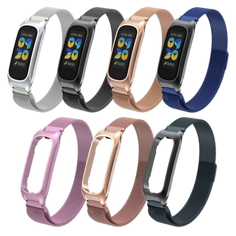 حزام ميلان المغناطيسي من الفولاذ المقاوم للصدأ لسوار معصم OPPO Band eva