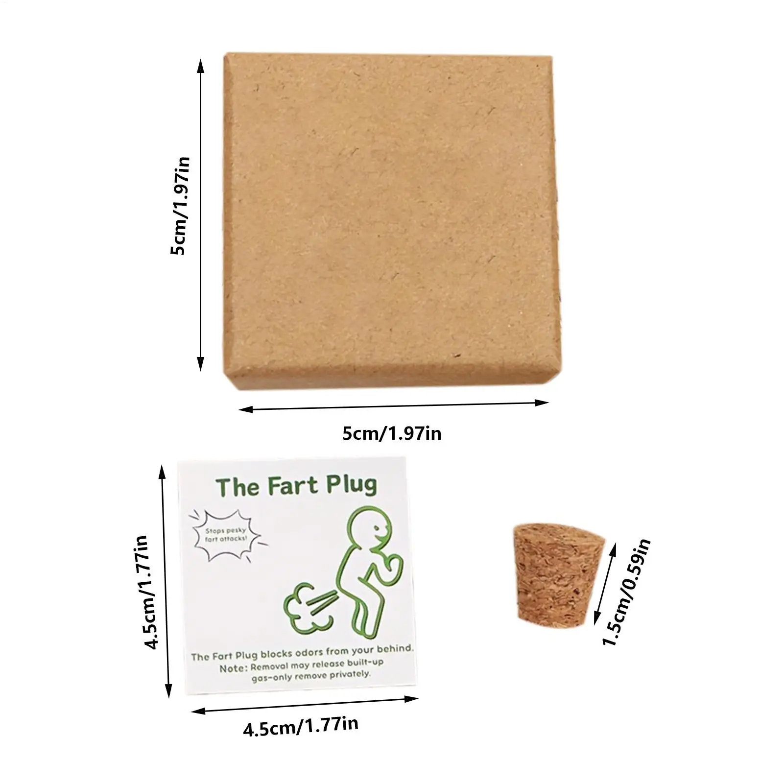 Prank Stuff Hilarisch Scheet Plug Speelgoed Met Kaart April Fools Grappen Met Opbergdoos Voor Volwassenen Mannen Vrienden Familiefeest Sociaal