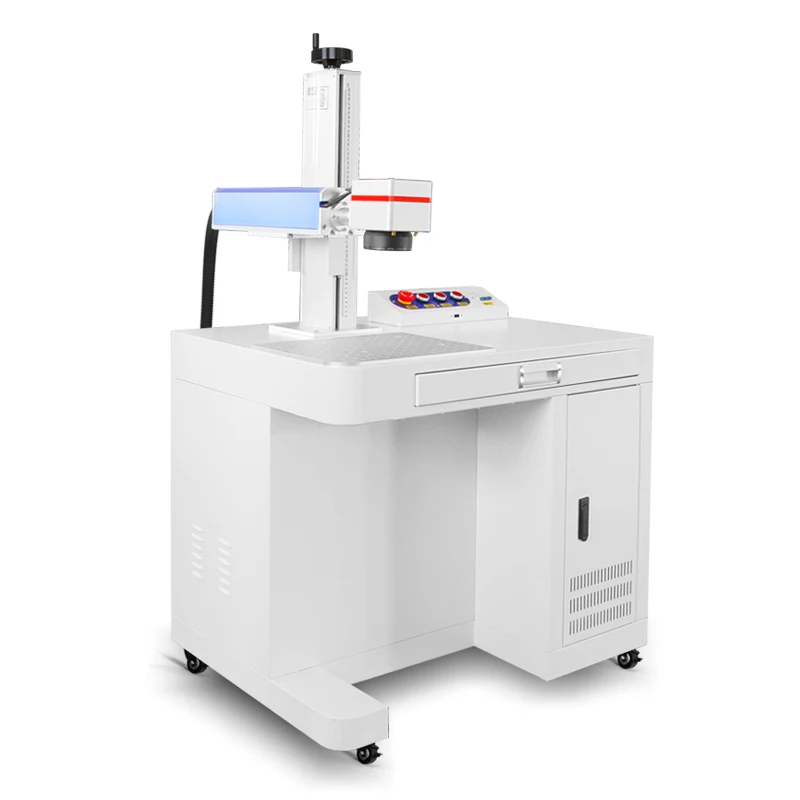 

100w Jpt Mopa 3D Metal Fiber Laser Gold Silver Steel Laser Marking Cutting Machine