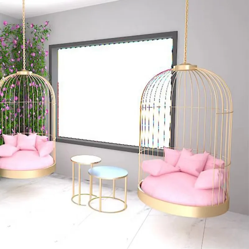 Modern design swing chair lobby furniture chair hanging seat