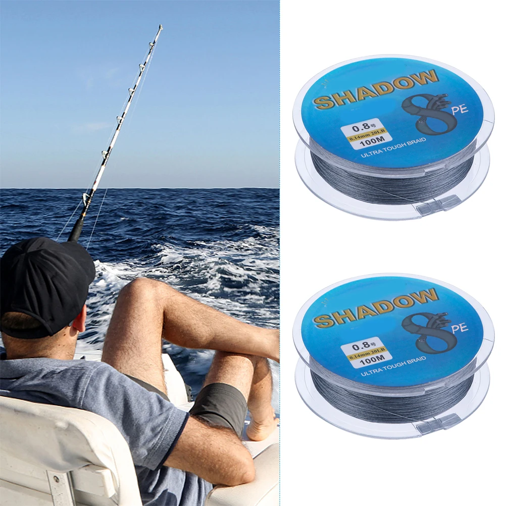 

Nylon Braided Fishing Line 8 s Extension Smooth Plait Bass Trout Walleye Muskie Freshwater Saltwater Fishing Tools Supplies