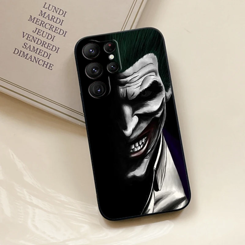 Villain The J-Joker Personality For Samsung Galaxy S24 S23 S22 S21 S20 FE S10 S10E Plus Ultra Pro Lite 5G Black TPU Phone Case