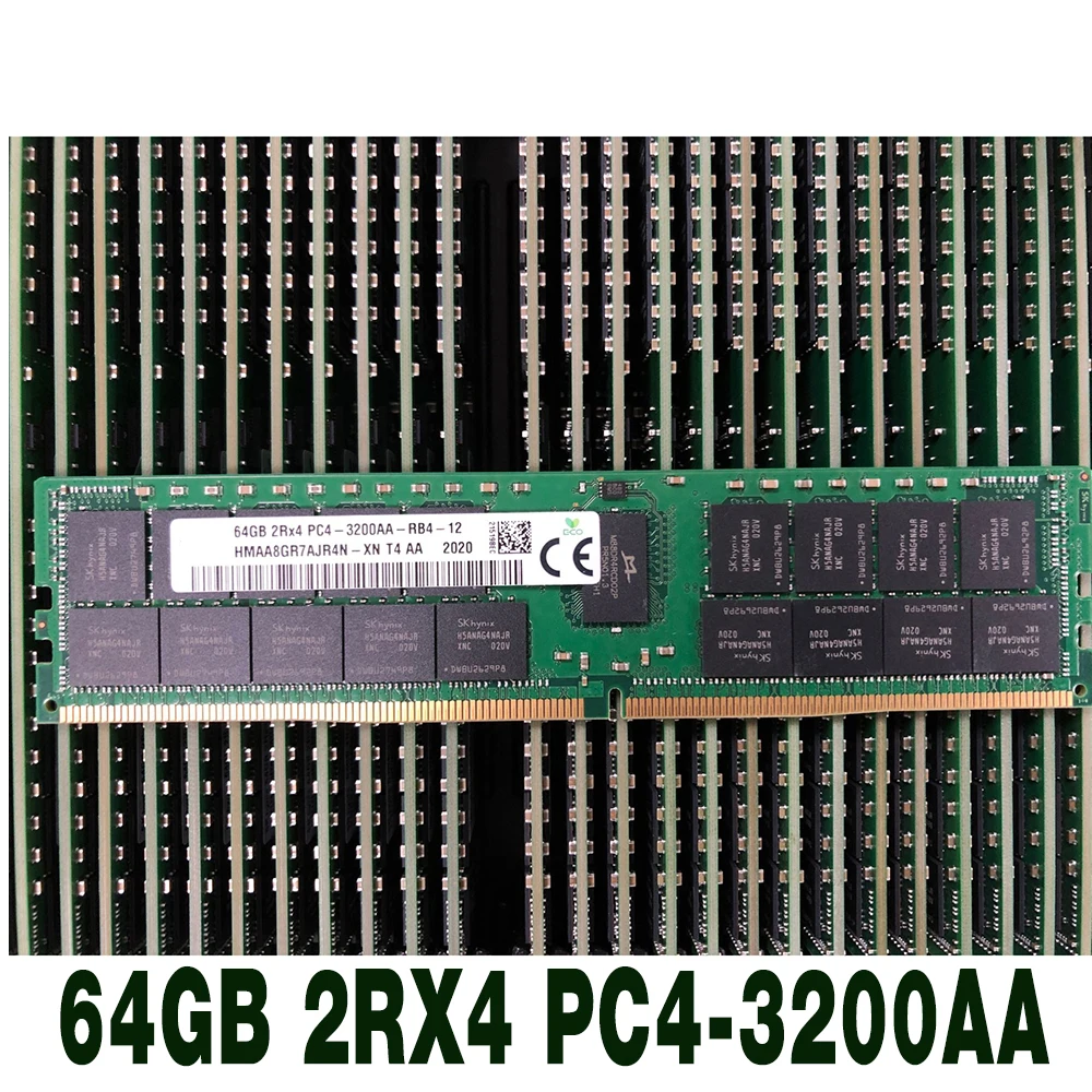 

1 шт. для SK Hynix RAM HMAA8GR7AJR4N-XN 64G REG ECC Память 64 ГБ 2RX4 PC4-3200AA