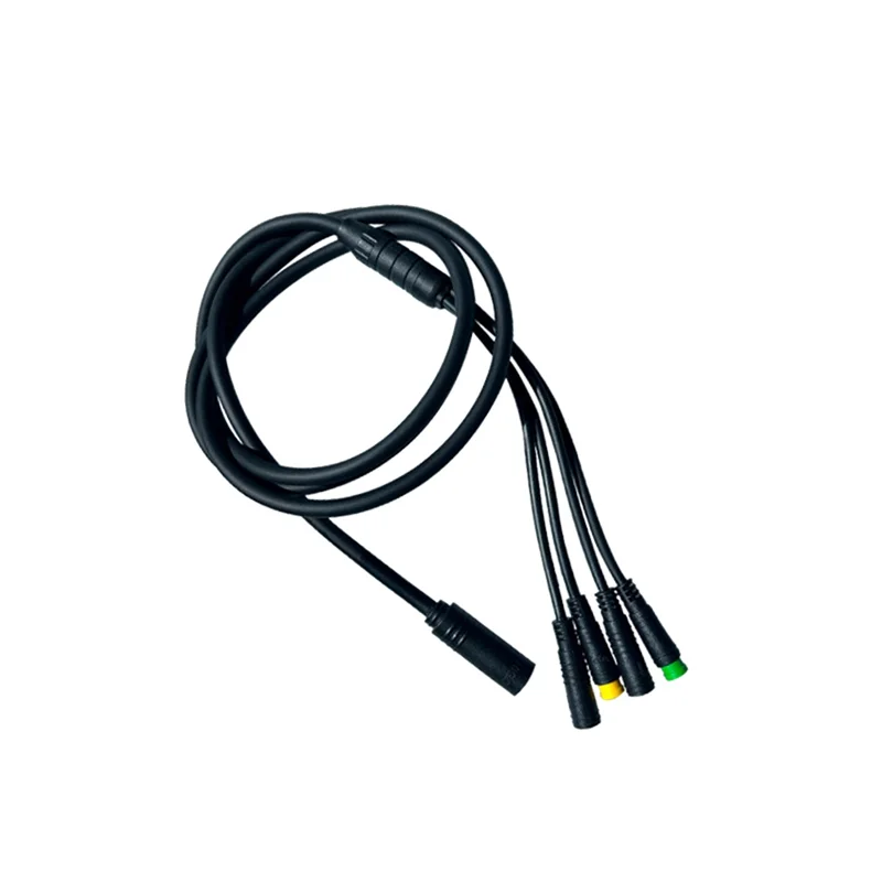 1T4 Waterproof Cable Harness for Bafang BBS BBS01 BBS02 BBSHD Mid Motor Display Brake Lever Thumb Throttle Connector