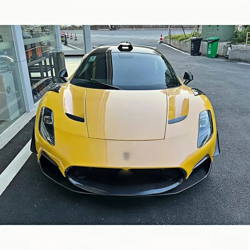 For MC20 OEM Style Matte Dry Carbon Fiber Front Lip (Front Shovel)