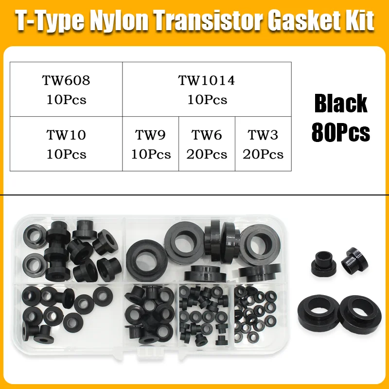 Schraube Nylon Transistor Dichtung der Schritt T-Typ Kunststoffs cheibe m3 m4 m5 M6-M16 Isolation Unter leg scheibe Schritt Abstand halter Silikon Pads Triode – Detail 9