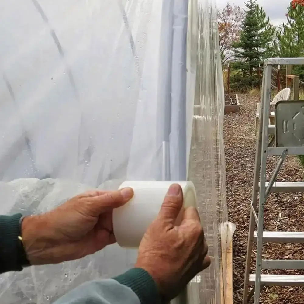 New UV Resistant Film Repair Tape Transparent Strong Adhesion Greenhouse Repair Patch Seaming Greenhouse Cover