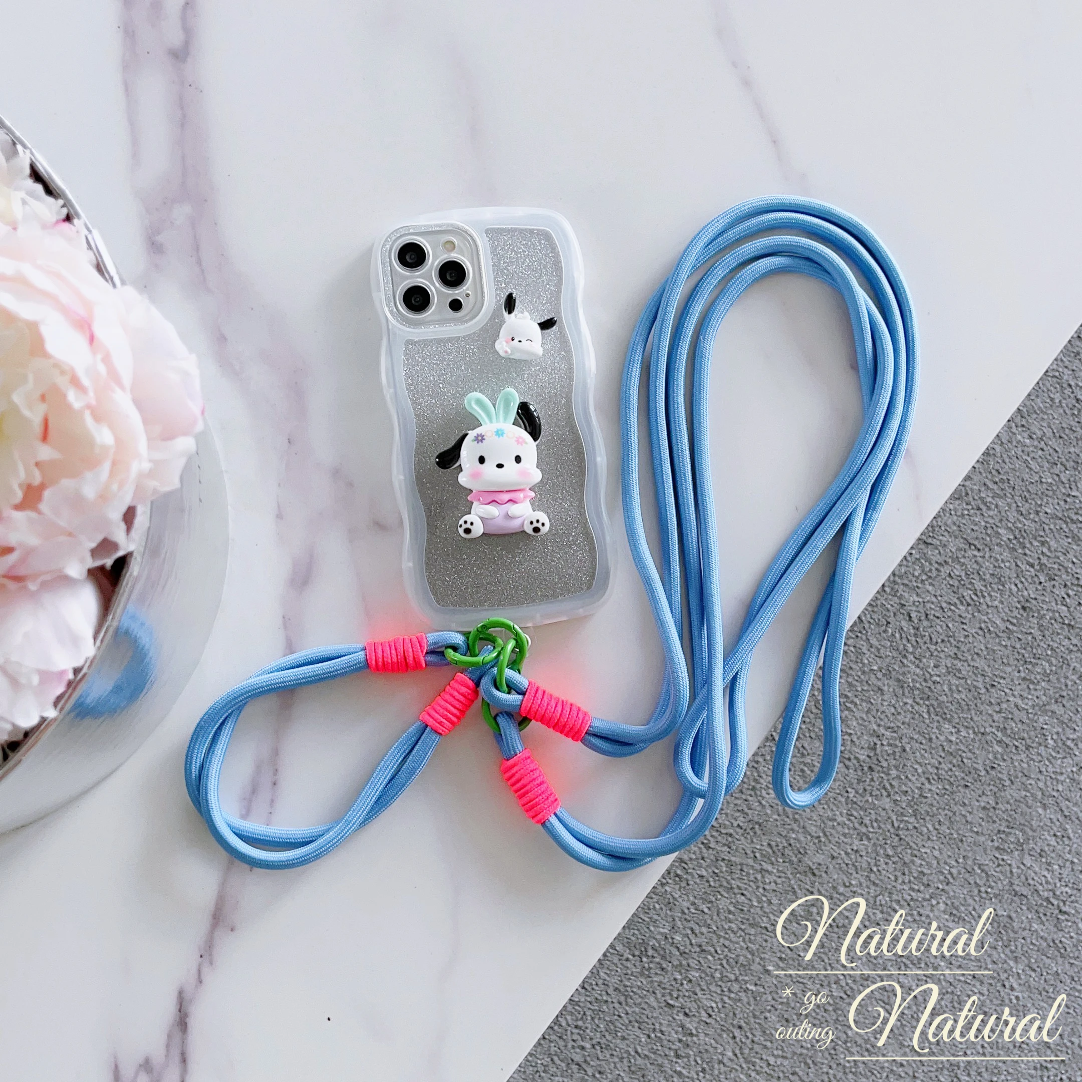 

New Fashion Trend Mobile Phone Lanyard/wristband, Mobile Phone Horizontal Wristband Set, Pendant Anti Loss Rope Lanyard