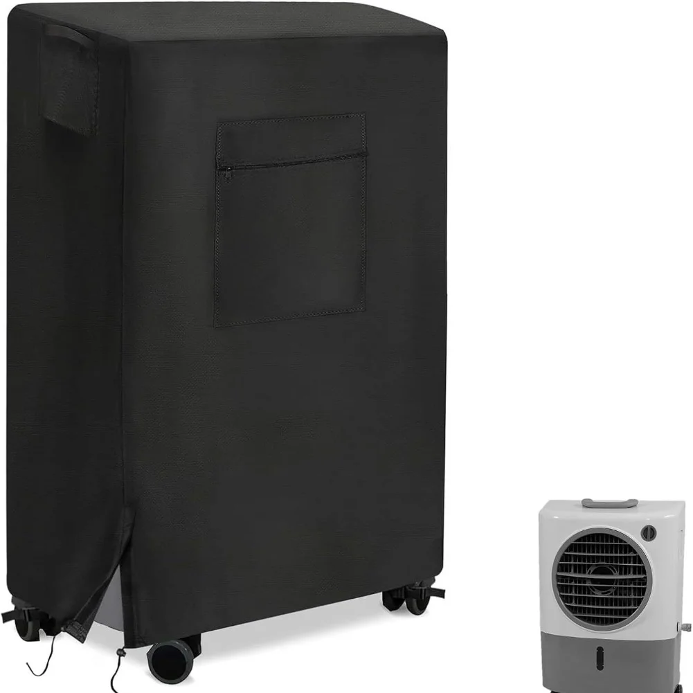 

Adjustable Outdoor Cooler Cover Long-lasting Protection 53 38 81cm Evaporative Cooler Cover Adjustable Drawstring Features