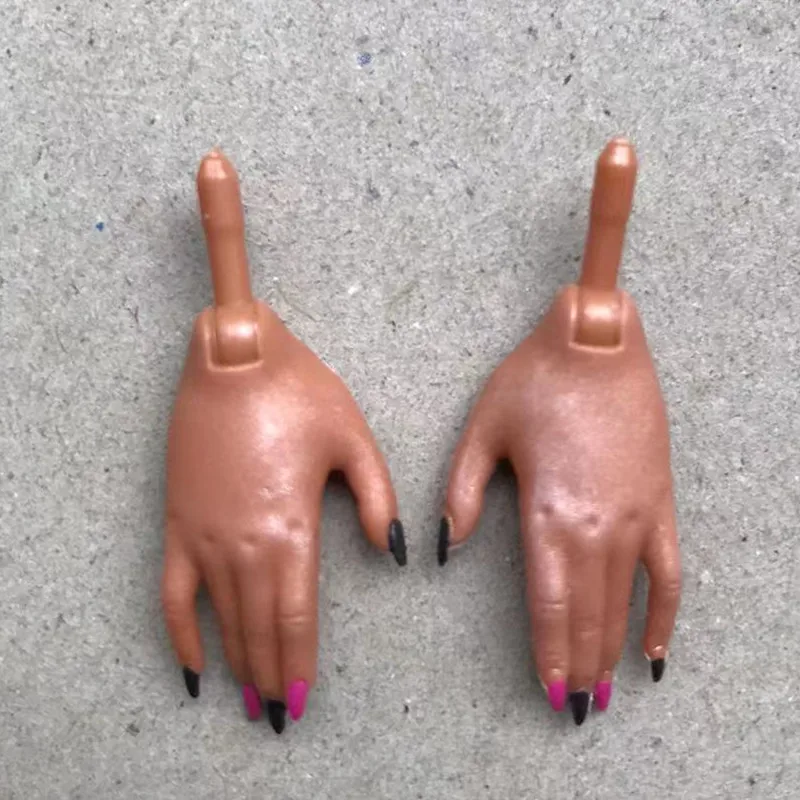Original Doll Hands Shoes Boots Earrings Decors Doll Replacement White Beige Brown Hands Colorful Doll Accessories