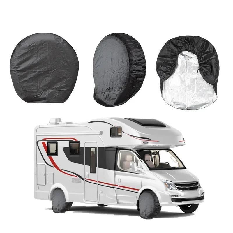 for Camper Car Truck 27-32inch Trailer RV Waterproof UV Weather Resistant Universal Wheel Tire Covers For RV Motorhome