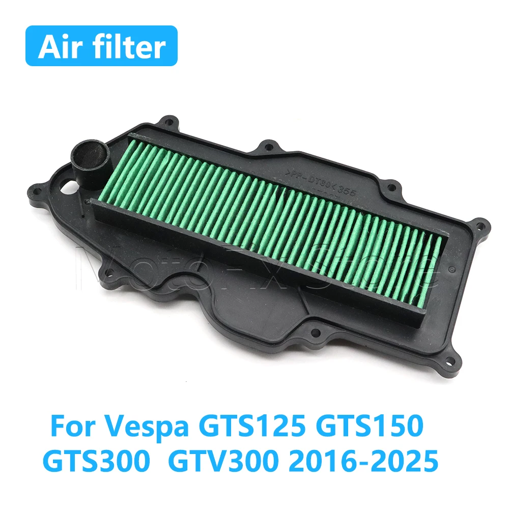 

For Vespa GTS 125 150 300 GTS125 GTS150 GTS300 Super GTV300 2016-2025 Motorcycle Accessories Air Filter Intake Cleaner