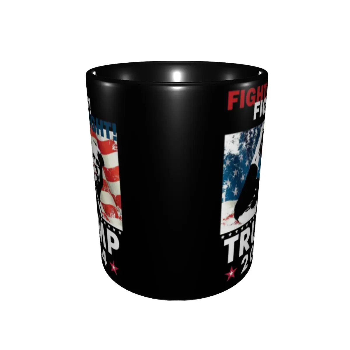 Fight Fight Fight Trump 2024 Accessories Coffee Mug Fun Donald Trump Shot Tea Cups Gift