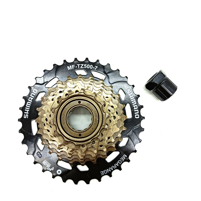 SHIMANO TOURNEY TZ500 TZ31 7v 7 Speed Cassette Mountain Bike Freewheel Metal Thread Sprocket 14-28/34T Original
