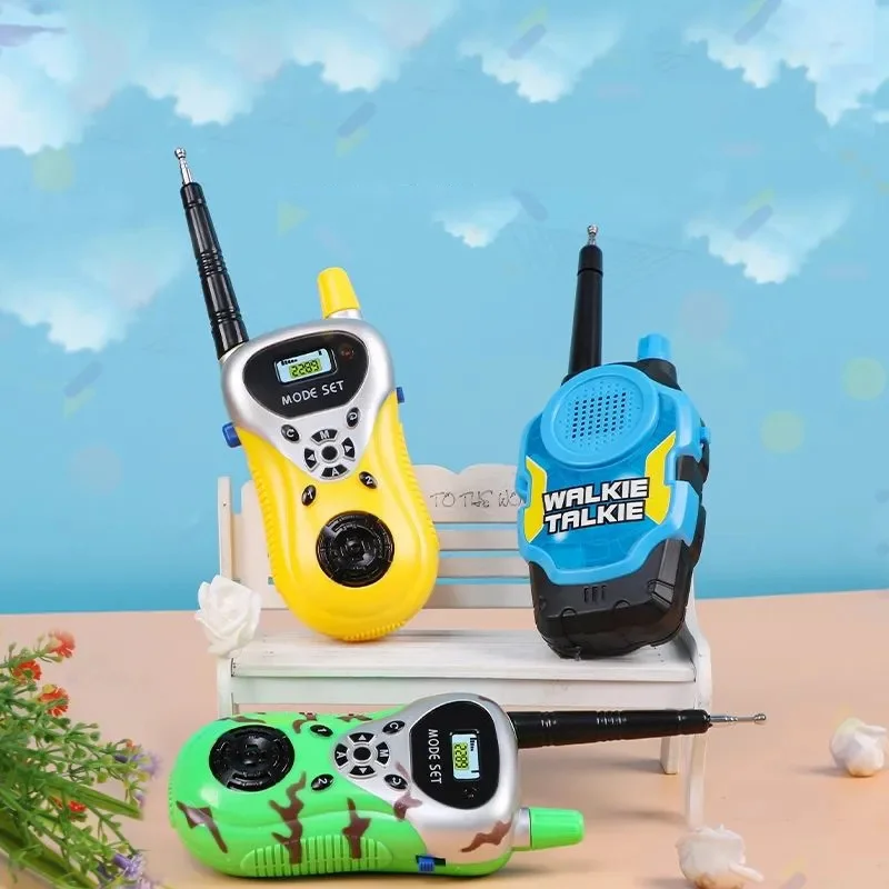 

2pcs Walkie Talkie Toy Wireless Parent-child 30-200M Interactive Game Interphone Early Educational Radio Children Outdoor Toys