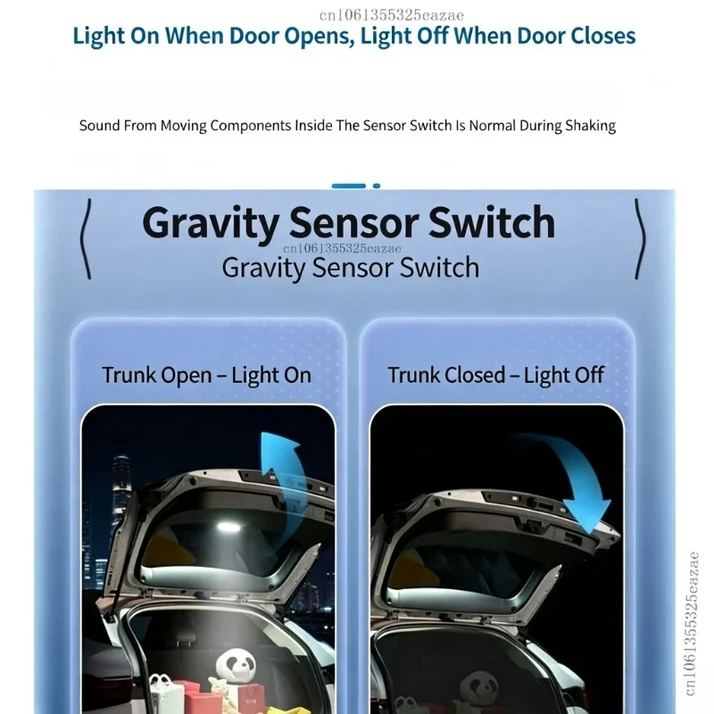 Für Geely Galaxy Starship 7 Starray EX5 Em I 2026 Heckklappenbeleuchtung Heckklappen-Modifikation LED-Kofferraum-Innenbeleuchtung Auto-Innenraum – Detail 7