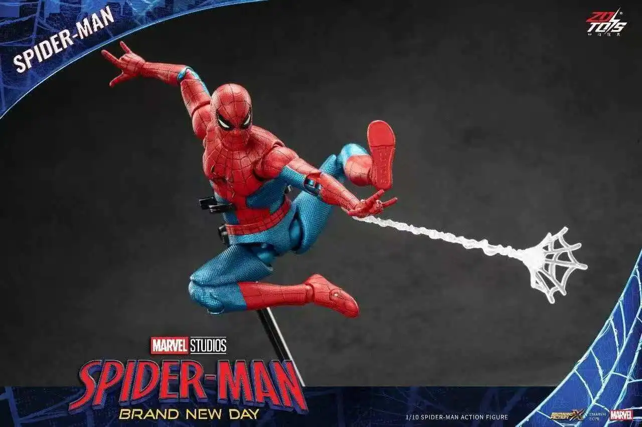 Original ZD Toys Spider Man Brand New Day Action Figures Peter Parker Mecha Joint Movable Model Movie Avengers Collection Toys - view 5