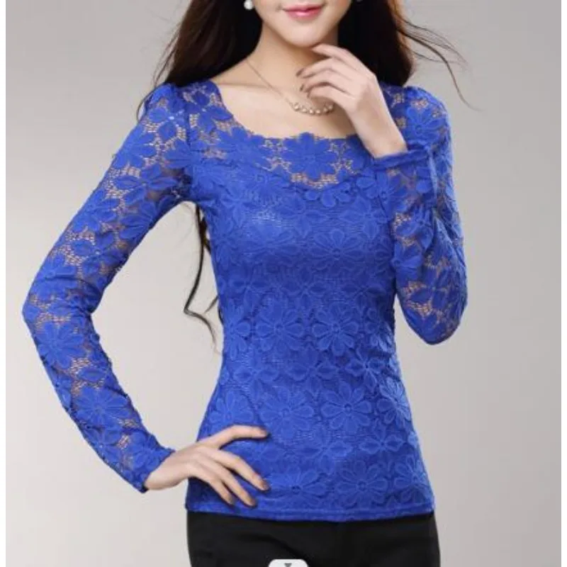 S-5XL ladies new fashion sexy slim long-sleeved shirt plus size clothing