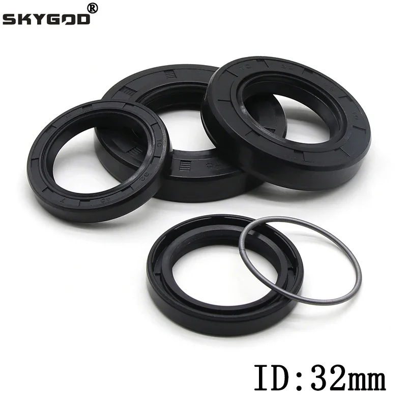 ID 32mm NBR Oil Seal TC-32*42/43/44/45/47/48/50/52/55/56/58/60/62/65/72*5/7/8/10/12 Nitrile Rubber Shaft Double Lip Oil SealS