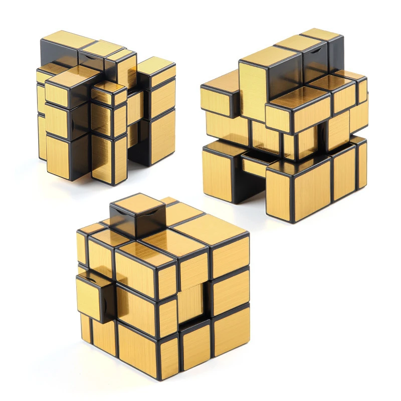 New Magic Mirror Cube 3x3x3 Gold Silver Professional Speed Cubes Puzzles Professional Educational Toys For Children Adults Gifts