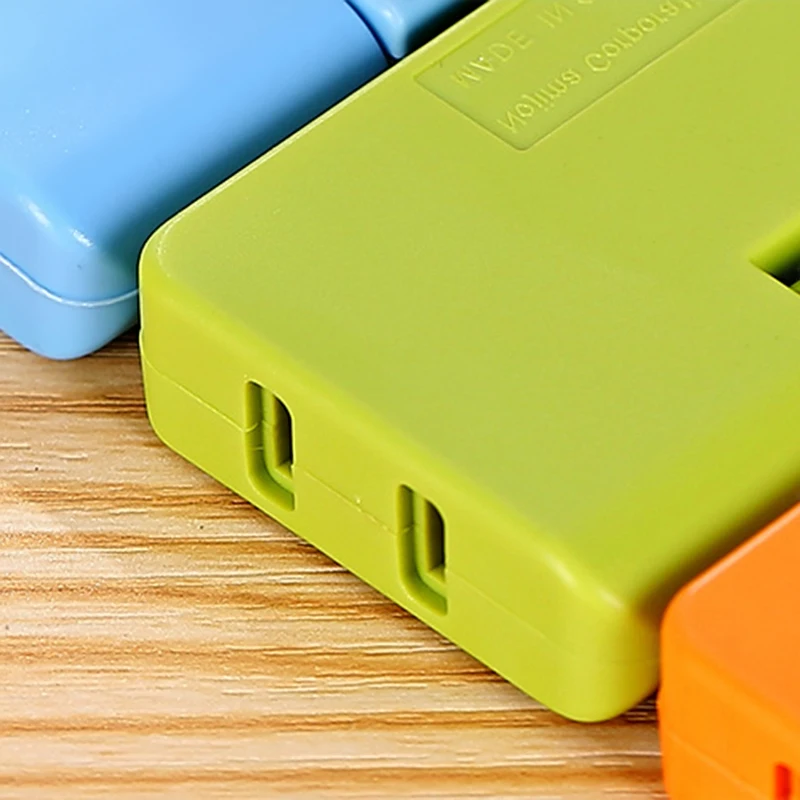 Universal 180 Degree Rotatable 1 Turn 3 Power Adapter Conversion Plug Travel Essentials Converter 125V Power Converter